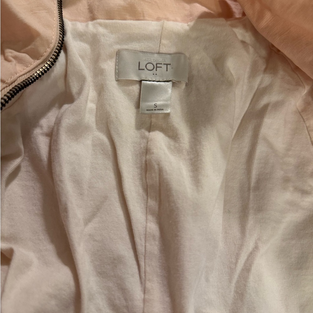 Loft Blush Utility Jacket With Drawstring Waist - image 2
